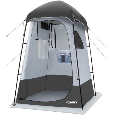 Shower Tent, Outdoor Camping Privacy Shelter-Dressing Changing Room-Portable Toilet Tent for Hiking Sun Shelter Picnic Fishing (Black)