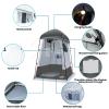 Shower Tent, Outdoor Camping Privacy Shelter-Dressing Changing Room-Portable Toilet Tent for Hiking Sun Shelter Picnic Fishing (Black) view 2