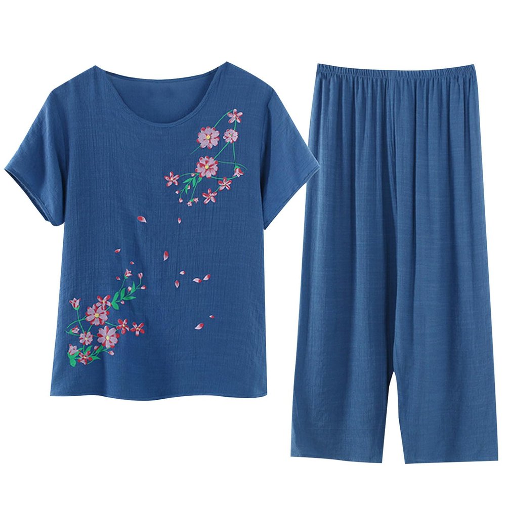 Linen Set for Women Linen 2 Piece Set for Women Women Linen Sets 2 Piece Outfits Linen Outfits for Women 2 Piece Set Linen Pajamas Women Set Linen Pants Set for Women