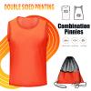 Antoyo Soccer Pinnies Youth with Numbers Scrimmage Team Pinnies Practice Vests Pinnies Jerseys for Basketball Soccer Football Bibs for Youth Adult view 4