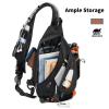 joinjoyque 19L Sling Backpack for Men | Crossbody Backpack | Travel Sling Bag | One Shoulder Backpack | One Strap Backpack view 4