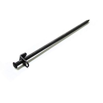 Lybunair Tent Stake with Carbon Steel, Black Tent Nails for Securely Anchocircle Large Tents and Canopies (Length30cm)