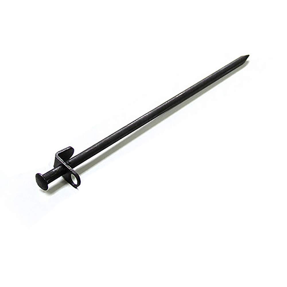 Lybunair Tent Stake with Carbon Steel, Black Tent Nails for Securely Anchocircle Large Tents and Canopies (Length30cm)