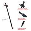 Lybunair Tent Stake with Carbon Steel, Black Tent Nails for Securely Anchocircle Large Tents and Canopies (Length30cm) view 3