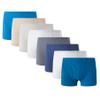 Winging Day Boys' Pure Cotton 8-Pack Plain Solid Color Boxer Brief Underwear Size 12T view 1