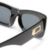 Le Specs Dopamine Sunglasses - Black, Rectangle, Unisex, Classic Retro Style view 3