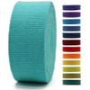 2" & 1.5'' & 1" Cotton Webbing - 5 Yards - 50+ Colors -%100 Natural Cotton - Turkish Woven - Heavy 1 Inch 1.5 Inch 2 Inch Canvas Webbing for Sewing Straps Bags Climbing Indoors Craft DIY 11275 view 1