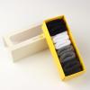 COTTON DAY Baby Infant Toddler Seamless Triple Roll Turn Cuff Slouch Socks Black White Charcoal 0-6M view 3