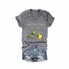 MOGUI Limoncello Per Favore Tee Limoncello Spritz Per Favore Shirt Limoncello Shirt Fun Graphic Tshirt Casual Vintage Tee Funny Vneck Tank Top Grey, Small view 1