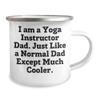 Yume Lumi Funny Yoga Instructor Dad Camping Mug: Yoga Dad Gifts for Father's Day view 2
