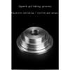 1 PCS Stainless Steel Weightlifting Plates, 304 Stainless Steel Barbell Weightlifting Plates, 25mm And 50mm Bore, Home Gym Strength Training Equipment (Size : 5kg Inner hole 25mm) view 4