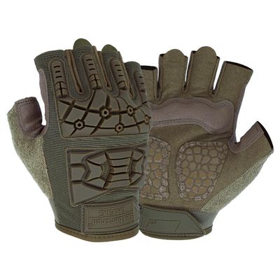 Seibertron T.H.F.I.G Tactical Gloves - Anti-Vibration, Super Grip, Flexible Rubber Protection for Outdoor Activities Army Green XXS