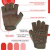Seibertron T.H.F.I.G Tactical Gloves - Anti-Vibration, Super Grip, Flexible Rubber Protection for Outdoor Activities Army Green XXS view 3
