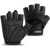 HOZMOZ Ventilated Weight Lifting Gloves, Thick Padded Workout Gym Gloves with Full Palm Protection & Grip & Shock Absorption for Women & Men's Fitness Exercise Training view 1