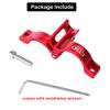 CYSKY Bike Front Derailleur Clamp 28.6mm, Adjustable Braze On Front Derailleur Adapter Compatible with Shimano Sram for MTB Mountain Bike Road Bicycle (Red) view 3