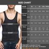 Odoland Men's 3 Pack Body Shaper Base Layer Shirt Tummy Shirt, Black/White/White, XXL, CL0128XXL view 3