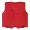 Loodgao Kid Girls Boys Vest Solid Color Volunteer Activity Waistcoat Irregular Hem Volunteers Activities Uniform Red 9-10 Years view 2
