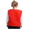 Loodgao Kid Girls Boys Vest Solid Color Volunteer Activity Waistcoat Irregular Hem Volunteers Activities Uniform Red 9-10 Years view 4