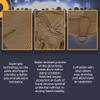 Seibertron Patented S.O.L.A.G 2.0 Gloves - Versatile Gloves for Outdoor Activities, Including Cycling, Motorcycle Riding, and Climbing Coyote XXS view 4