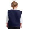 Loodgao Kid Girls Boys Vest Solid Color Volunteer Activity Waistcoat Irregular Hem Volunteers Activities Uniform Navy Blue 15-16 Years view 4