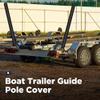 DECOHS 59 Inch Boat Trailer Guide Pole Cover- Neoprene Boat Trailer Guide Protective Cover- Heavy Duty Marine Trailer Guide Poles Cover for Jet Ski Boat Sailboat Trailer (Set of Two) view 4