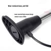 Balloon Pump for Inflatables Airbed Pump Air Mattress for Balloon Arch Nozzles Manual Floor Pumps British French American Valve Mouth for Bicycles Ball Games Car Mountain Bikes (Black,63cm) view 2