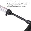 Balloon Pump for Inflatables Airbed Pump Air Mattress for Balloon Arch Nozzles Manual Floor Pumps British French American Valve Mouth for Bicycles Ball Games Car Mountain Bikes (Black,63cm) view 4