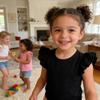 Kids Blouse Plain Ruffle Sleeve Top Toddler Girls Solid Color T-Shirt Baby Girl Cotton Casual Clothes (Black, 1-2 Years) view 2