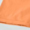 LMSXCT Cotton Linen Shorts for Women Casual Knee Length Bermuda Shorts Elastic Waist Gym Workout Shorts Summer Beach Shorts Orange view 4