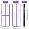 KIKILIVE Inflatable Gymnastics Tumbling Mat 20ft Purple Black, Tumble Track Mat 4 inches Thickness with Electric Air Pump for Home Use Training Cheerleading Yoga Water Beach Park view 4