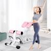 THCSY Roman Chair, Multi-function Back Extension Machine, Adjustable Workout Bench Hyperextension Bench for Home Gym Strength Training Max Capacity 1320lbs (Color : Pink) view 2