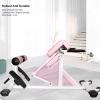THCSY Roman Chair, Multi-function Back Extension Machine, Adjustable Workout Bench Hyperextension Bench for Home Gym Strength Training Max Capacity 1320lbs (Color : Pink) view 4