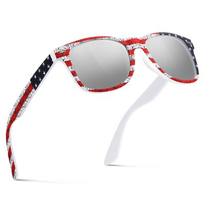 FEIDUSUN Sunglasses Men Polarized Sunglasses for Mens and Womens,Black Retro Sun Glasses Driving Fishing UV Protection