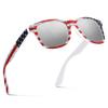 FEIDUSUN Sunglasses Men Polarized Sunglasses for Mens and Womens,Black Retro Sun Glasses Driving Fishing UV Protection view 1