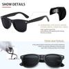 FEIDUSUN Sunglasses Men Polarized Sunglasses for Mens and Womens,Black Retro Sun Glasses Driving Fishing UV Protection view 2