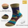 COTTON DAY Kids Boys Crew Dress Socks Bright Colorful Design 6-8 Years Camo Size M view 4