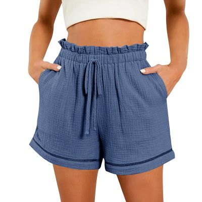 NineFit Basics Amazon Outlet Today Cute Shorts for Women Baggy Shorts Women Green Shorts Women Shorts for Women High Waisted Wide Leg Shorts Loose Shorts Women Womens Dress Shorts, Small, Dark Blue