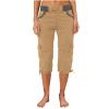 Cargo Capris for Women Summer Casual Drawstring Cargo Pants with Pocket Elastic Waist Capri Joggers Outdoor Travel Summer Pants Wide Leg Cropped Pant Plus Size Hiking Pant for Camping Golf view 2