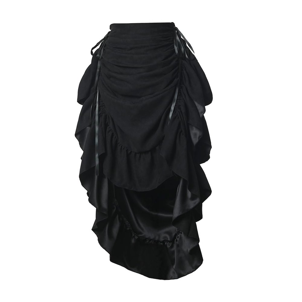 GRACEART Women's Victorian Steampunk Skirt