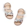 Otter MOMO Toddler/Little Girls Open Toe Summer Silver Sandals Flower Girl Shoes Size 6 view 1