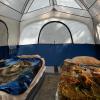 UNP Tents 6 Person Waterproof Windproof Easy Setup,Double Layer Family Camping Tent with 1 Mesh Door & 5 Large Mesh Windows -10'X9'X78in(H) (Navy Blue) view 4