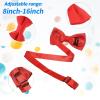 Adjustable Kid's Suspenders and Bow Tie Set - Classic Red Suspenders & Bowtie for Boys & Girls, Fits 6 Months to 7 Years - Perfect for Daily Wear, Photoshoots, and Special Occasions view 4