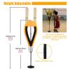 Kunovo Adjustable Defender Dummy for Basketball Trainer, Orange Defender Mannequin with Movable Arm, Lightweight Sports Equipment for Soccer/Volleyball(2PCS) view 4