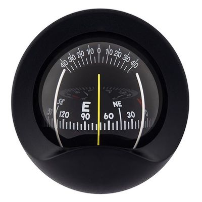 Autonautic - Bulkhead Mount Compass - 85mm Direct-Read Dial - with a Clear Looking Design Suitable for sail and Power Boats Also Suitable for Small Vessels, Mounting Hole 85mm. - Made in Europe