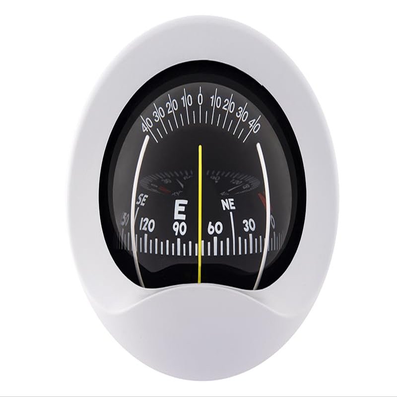 Autonautic - Bulkhead Mount Compass - 85mm Direct-Read Dial - with a Clear Looking Design Suitable for sail and Power Boats Also Suitable for Small Vessels, Mounting Hole 85mm - Made in Europe
