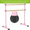 Dolibest Freestanding Wood Ballet Bar, Height Adjustable Ballet Bar, Heavy Duty Dance Bar, with Non-Slip Rubber Pads, Enhanced Stability, Dance/Yoga/Fitness Stretching Bar, Ideal for Kids and Adults view 3