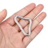 Veemoon 20pcs Iron Triangle Ring Buckles for Trampoline Heavy-duty Jumping Bed Replacement Parts Galvanized Weather-resistant Design for Trampoline Mesh Surface and Jumping Cloth view 3