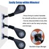 Blazea Wing Chun Dummy Taekwondo Kick Pad Wall Mounted, Adjustable Karate Kickboxing Equipment Kicking Target, Portable Martial Arts Training Dummy Spring Arms view 2