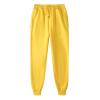 Cargo Sweatpants for Men Running Exercise Joggers Teen Boys Stylish Tapered Joggers Workout Pants Casual Lined Pants Yellow view 1