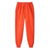 Cargo Sweatpants for Men Running Exercise Joggers Teen Boys Stylish Tapered Joggers Workout Pants Casual Lined Pants Orange view 1